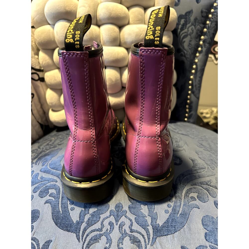 Dr Martens Bright Purple 1460 Boots Size 7/EU 38 - Picture 7 of 9